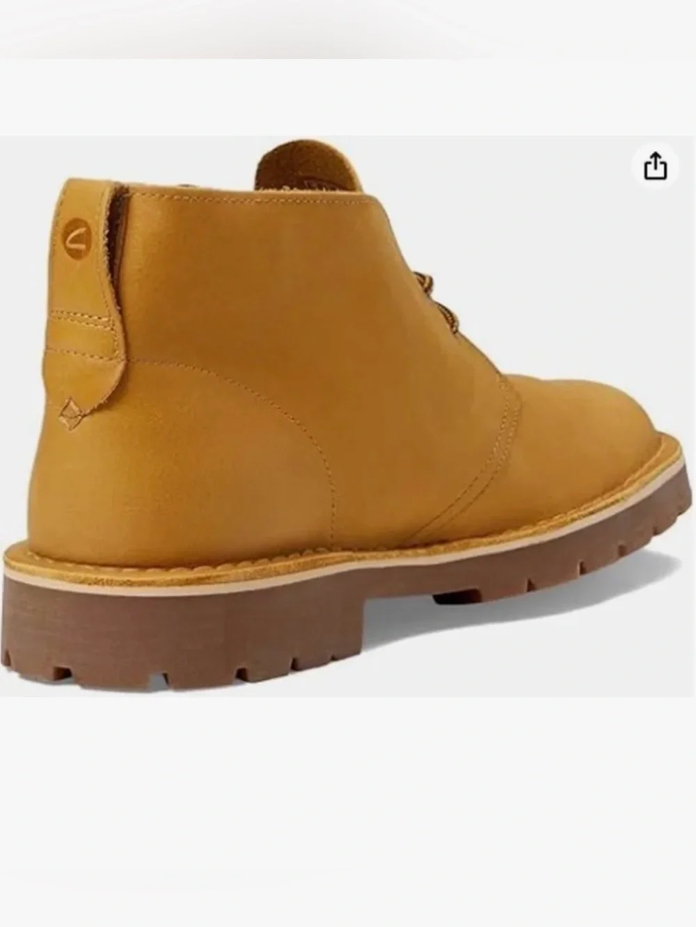 Clarks men’s cognac